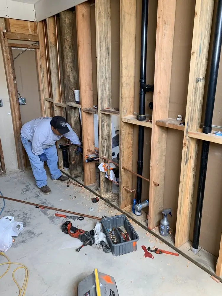 Commercial rough-in plumbing for Gas Line Repair in Mansfield Square
